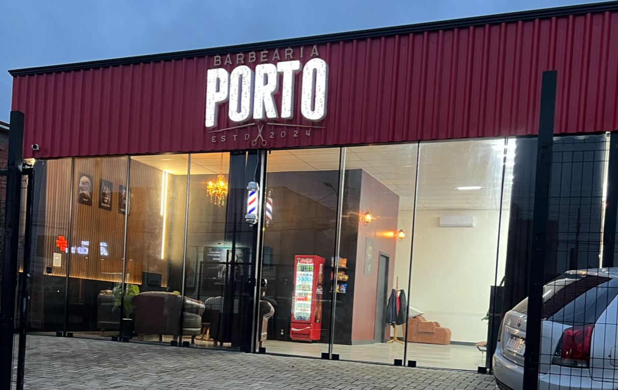 Fachada Barbearia Porto